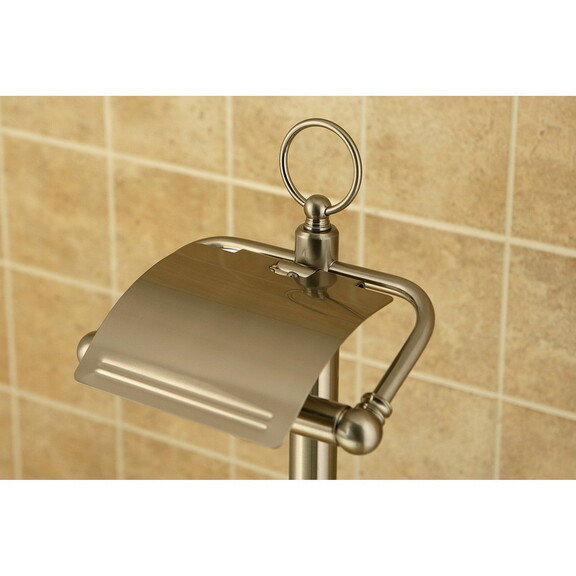 Kingston Brass Pedestal Toilet Paper Holder Stand ...