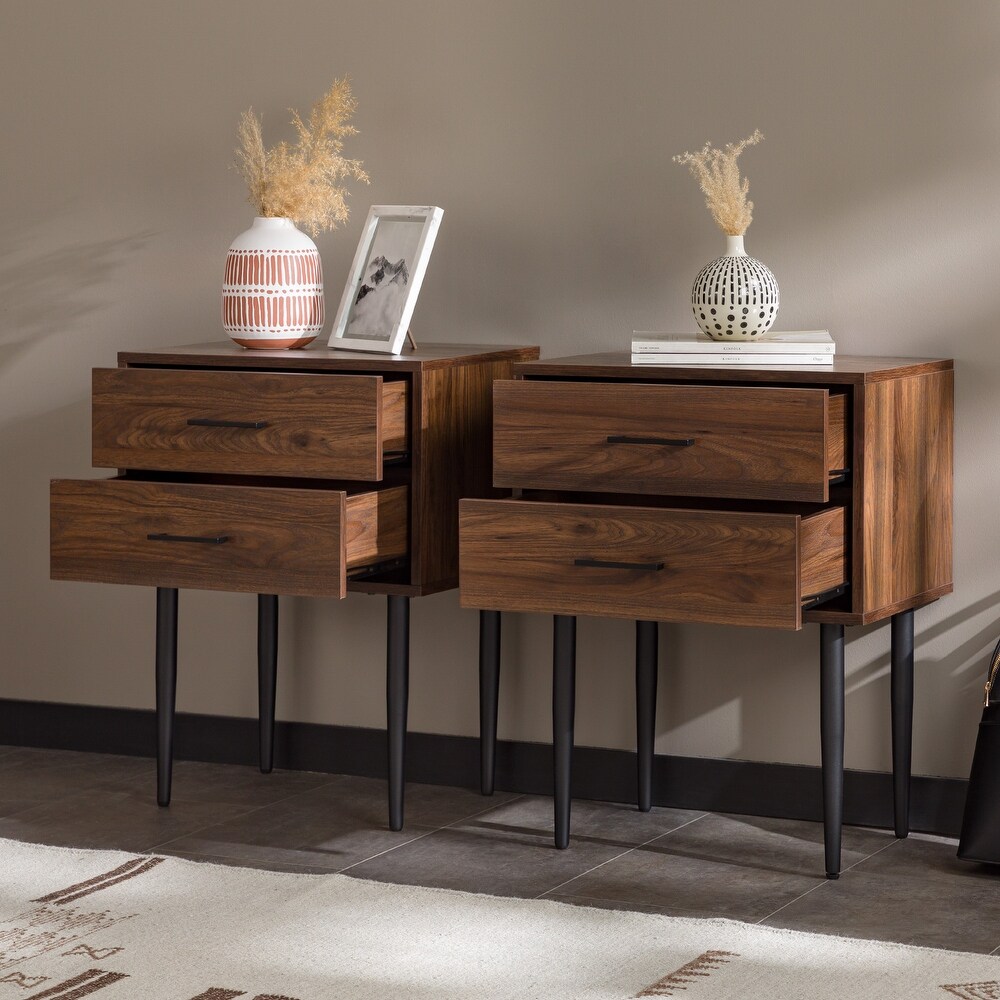 Middlebrook Notto Mid century Nightstand (Set of 2)