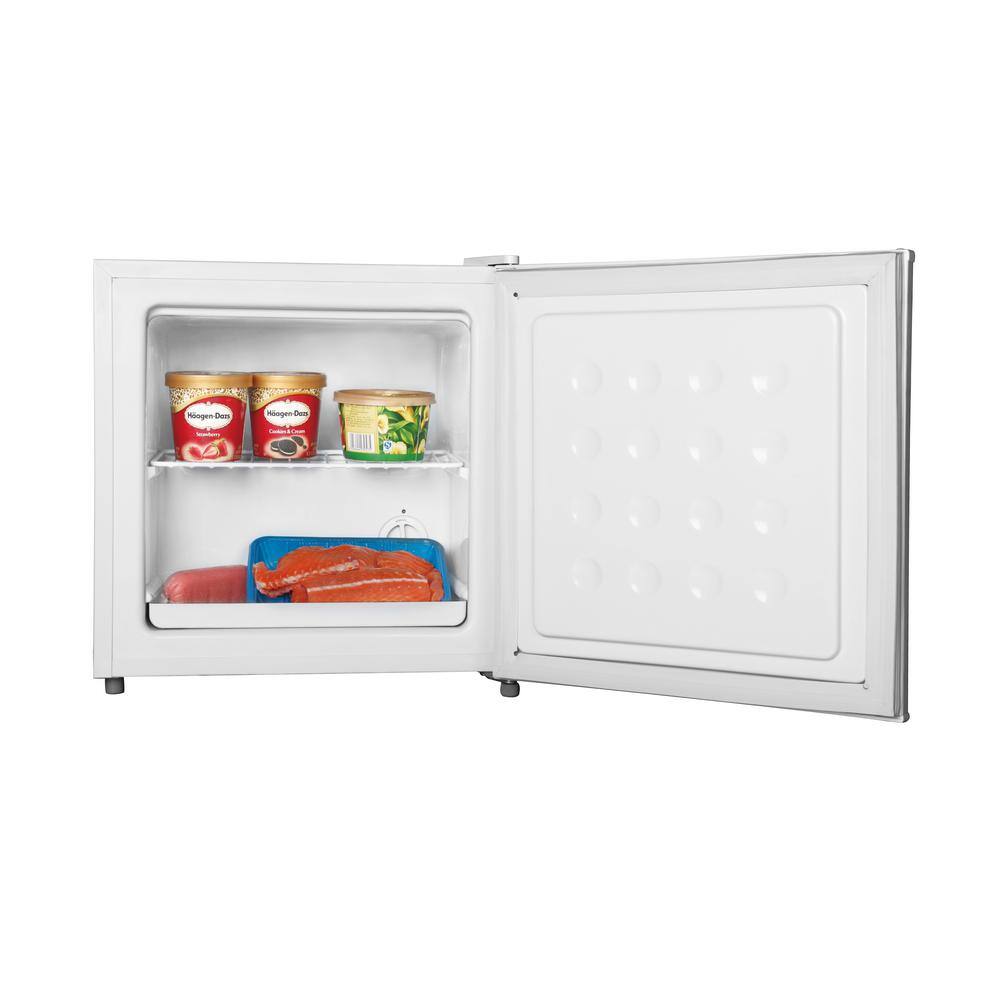 Impecca 1.1 cu. ft. Manual Defrost Upright Mini Freezer in White FC-1110W