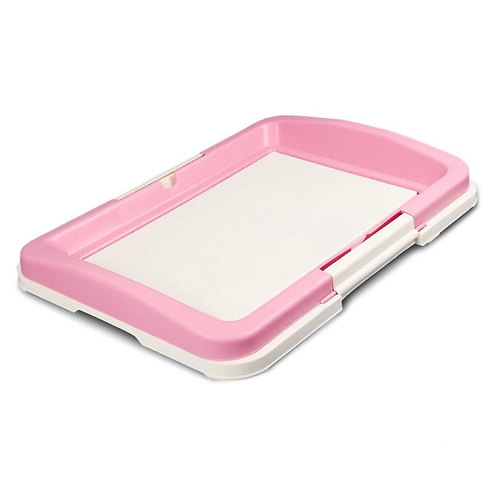 Portable dog toilet holder tray