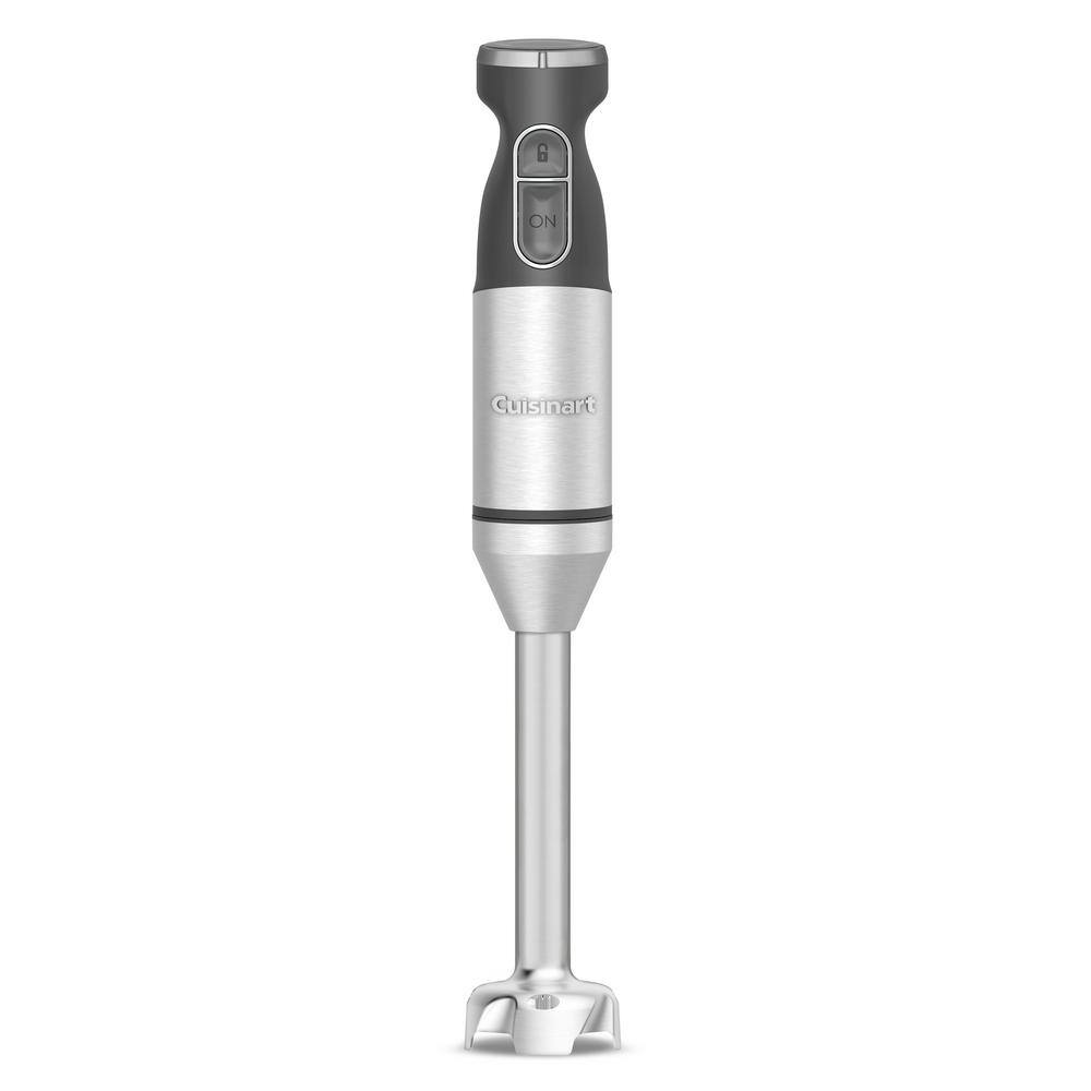 Cuisinart Smart Stick 5-Speed Stainless Steel Immersion Blender with 3-Cup Chopper and Grinder Attachment CSB-179P1