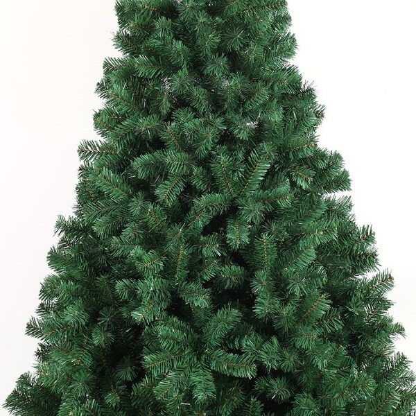 Full Spruce Artificial Christmas Tree，8FT/7.5FT/6FT Unlit PVC Fir with 1680/1400/1000 Tips，Metal Stand，Indoor Decor