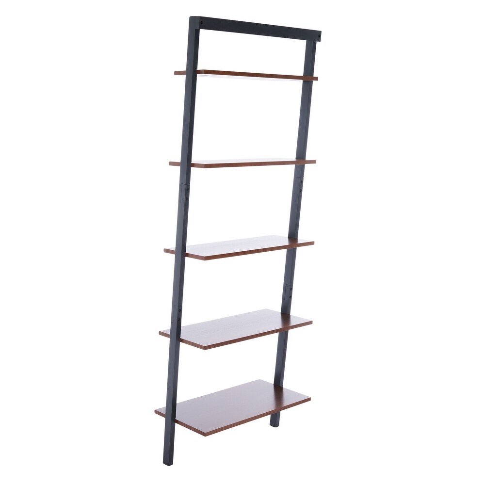 SAFAVIEH Cullyn 5 Tier Leaning Etagere Bookcase   27.6\