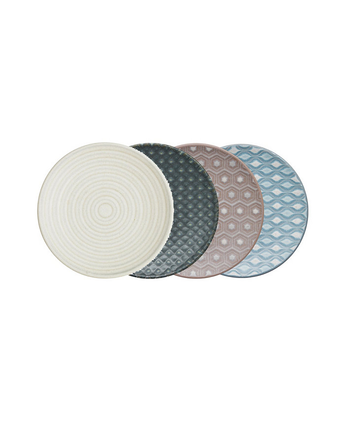 Denby Impression Assorted Accent Plates Set of 4