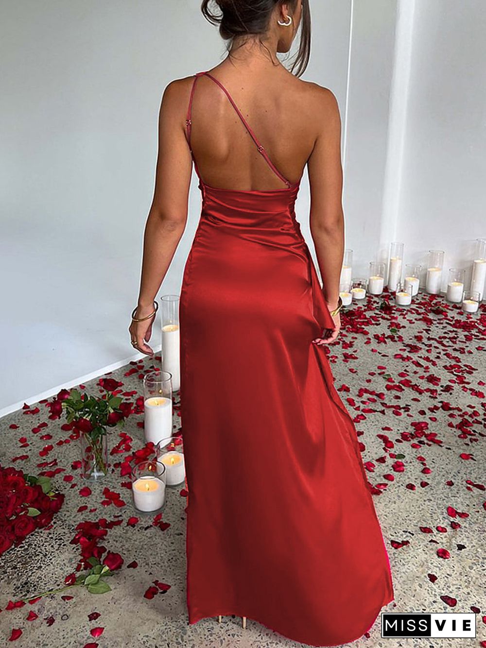 Sleeveless Open Back Slim Maxi Dress