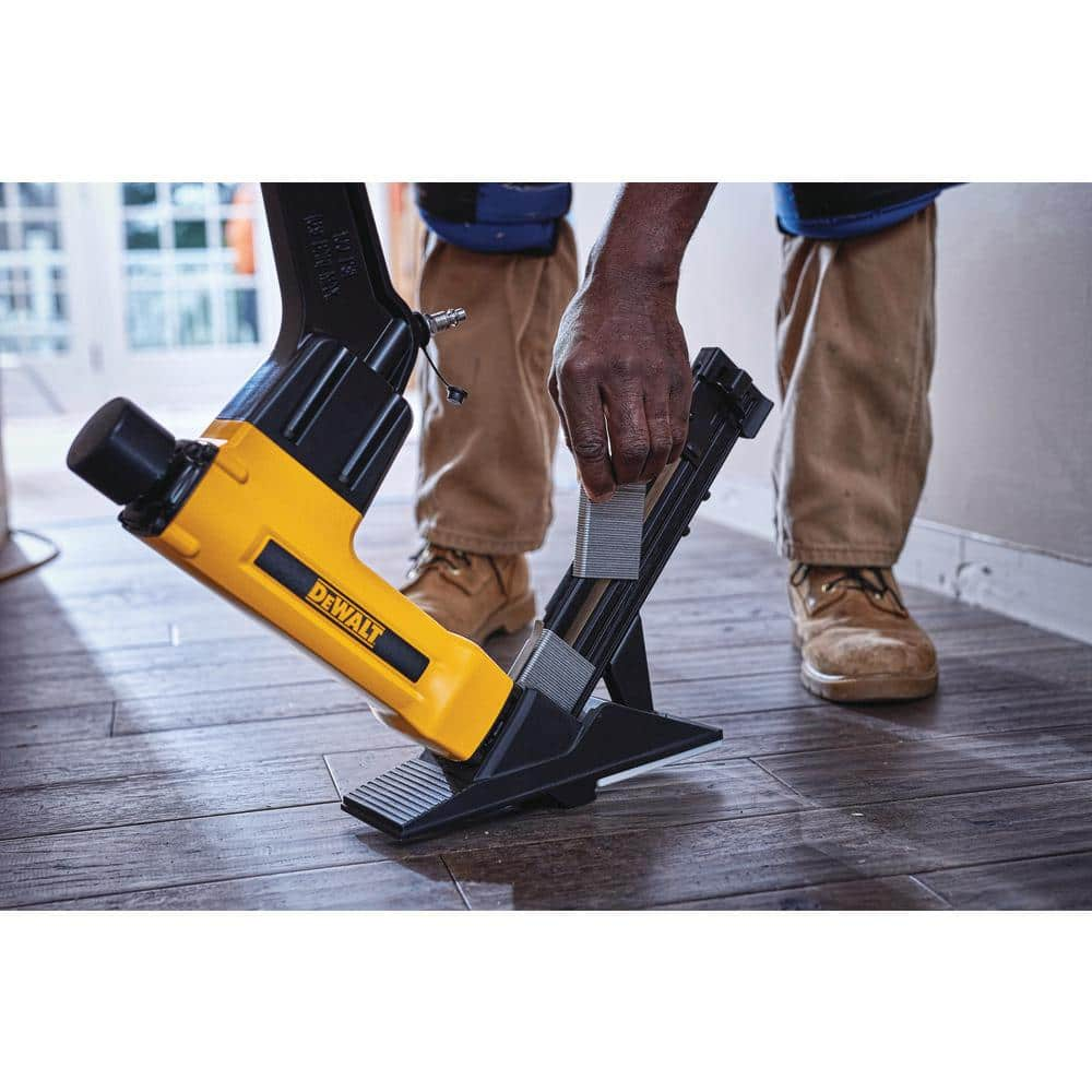 DEWALT 2-in-1 Pneumatic 15.5-Gauge and 16-Gauge Flooring Tool DWFP12569