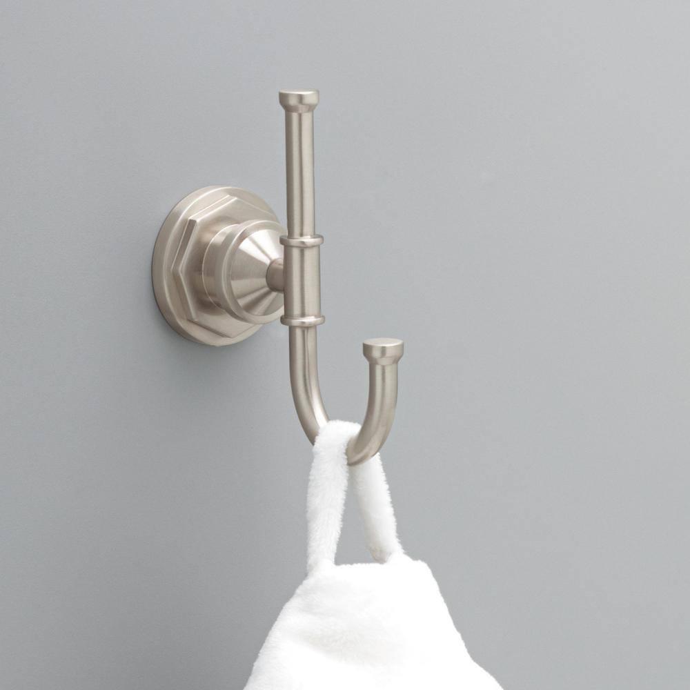 Delta Lochurst Towel Hook in SpotShield Brushed Nickel LHT35-BN