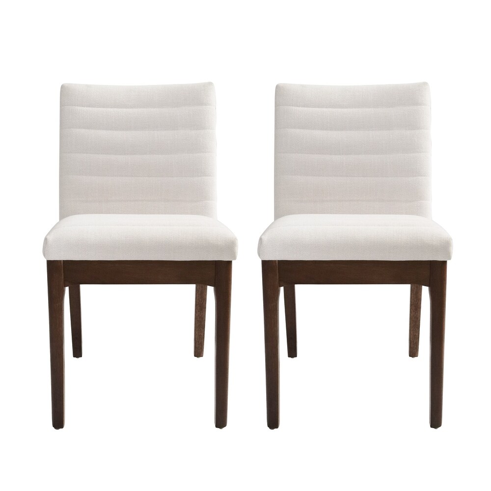 Lancer Channel Stitch Dining Chairs (Set of 2) by Christopher Knight Home