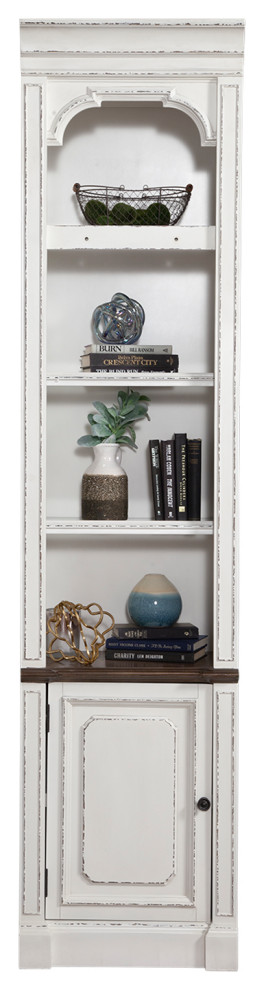 Parker House Provence 22 quotOpen Top Bookcase   Farmhouse   Bookcases   by Parker House  Houzz