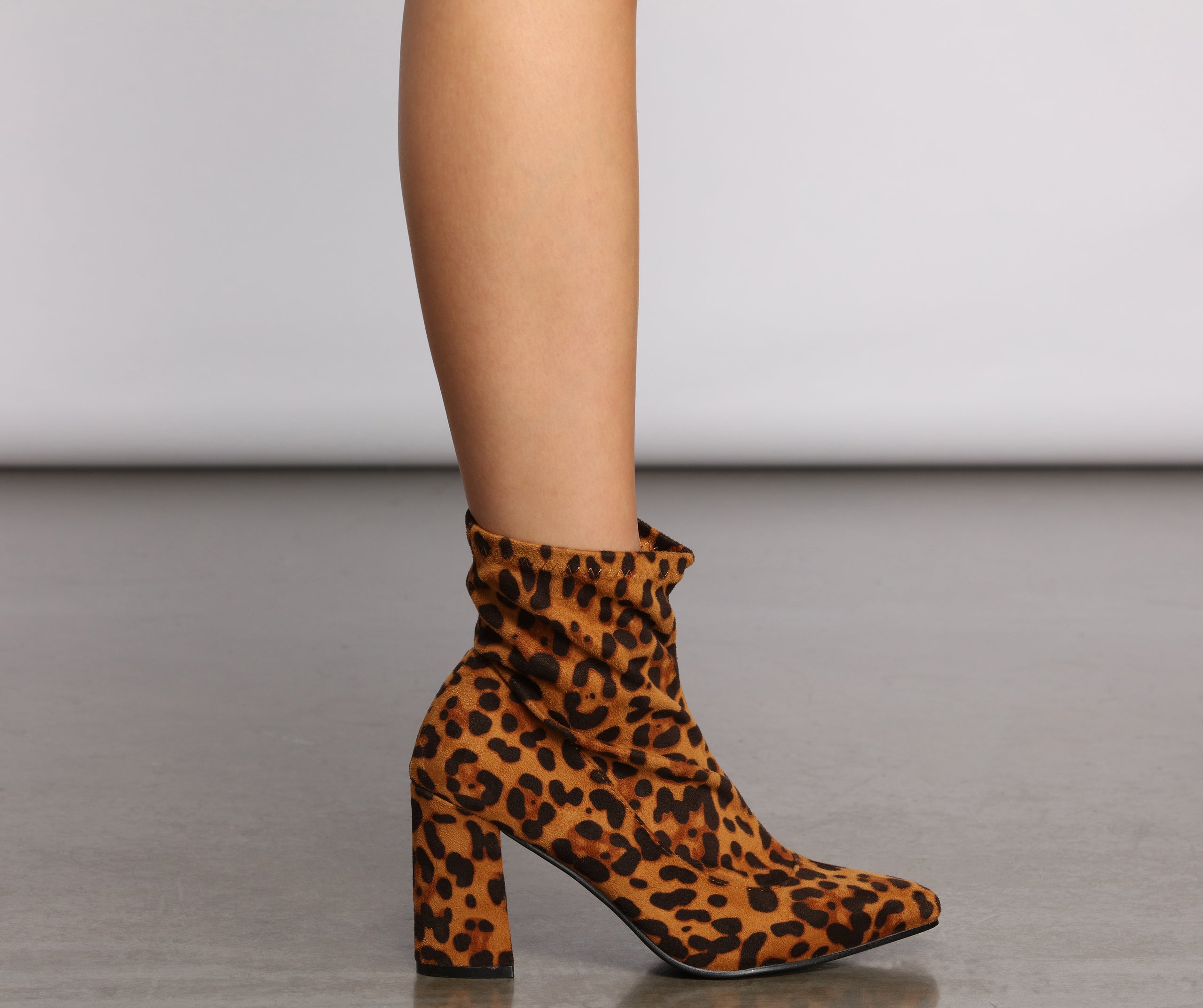 Fierce Fashionista Heeled Sock Booties