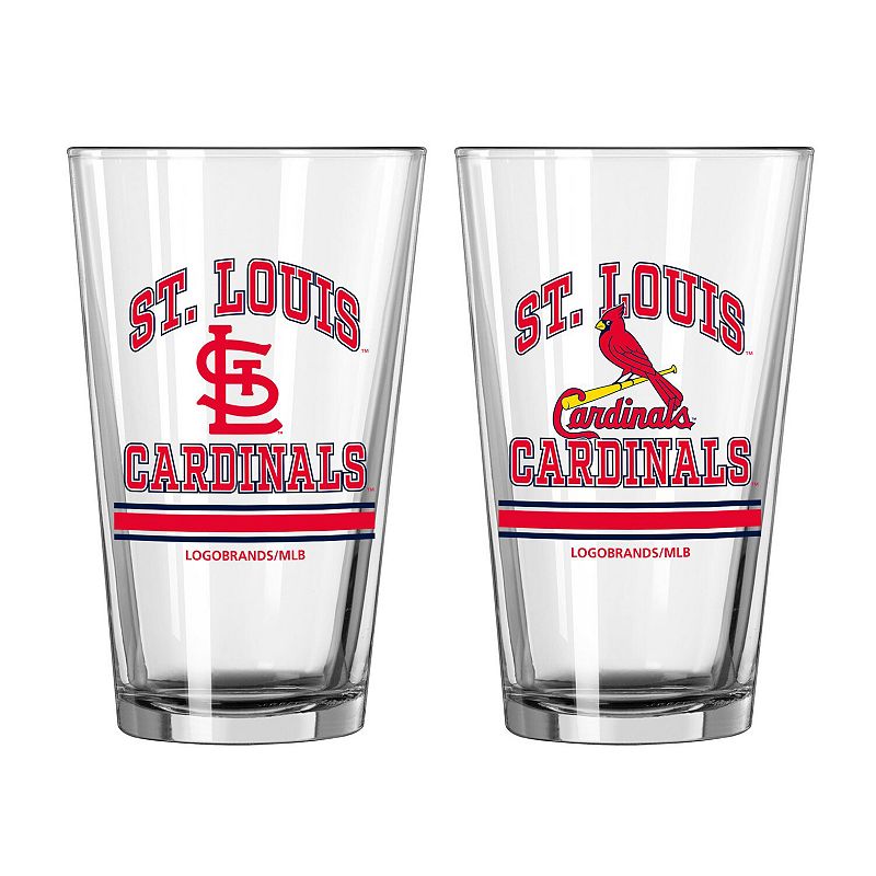 St. Louis Cardinals 16oz. Pint Glass Two Pack