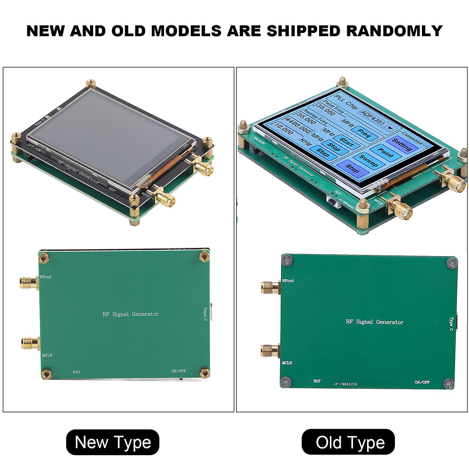 Signal Generator Full Touch Screen Rf Sweep Frequency Pc Control With Data Cable Adf4350/ Adf4351