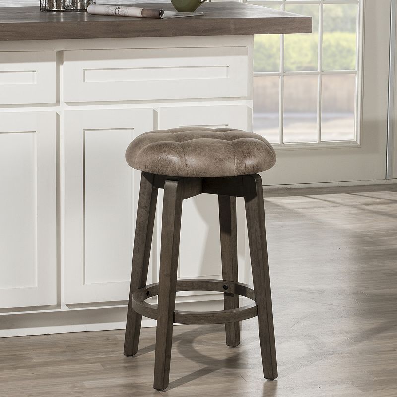 Hillsdale Furniture Odette Backless Swivel Counter Height Stool