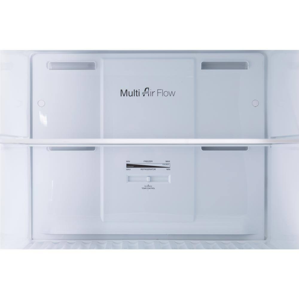 Forte 24 in. Refrigerator comes with 10.4 cu. ft. Total Capacity Glass Shelves Reversible Doors in Stainless Steel F10TFRESSS