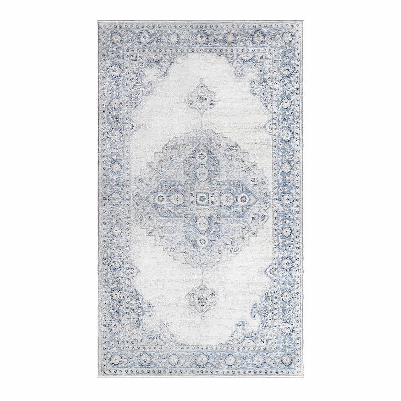 Superior Modern Farmhouse Medallion Indoor Area Rug