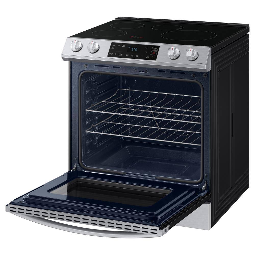  30 in. 6.3 cu. ft. Slide-In Induction Range with Self-Cleaning Oven in Stainless Steel NE63B8211SS