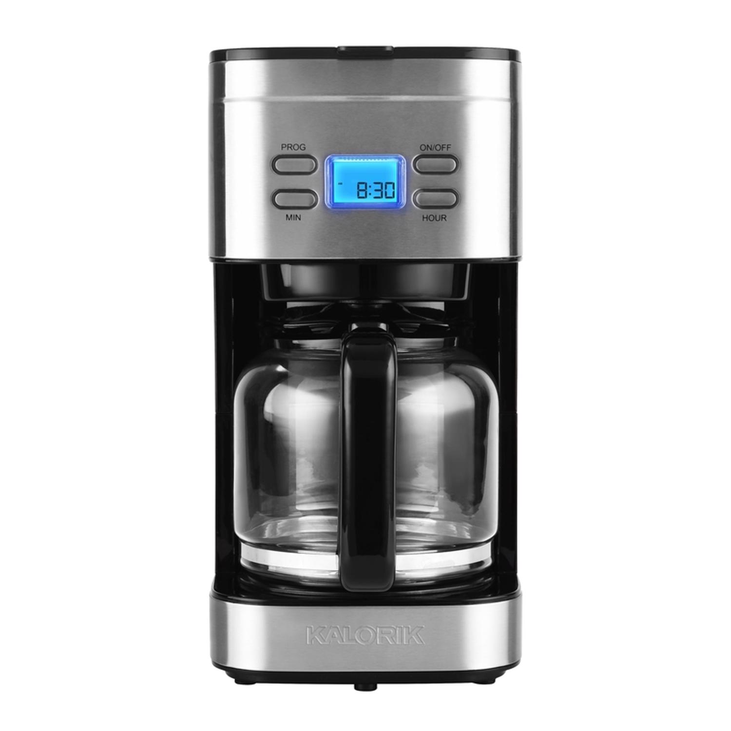 Kalorik 2.84 L Silver Coffee Maker