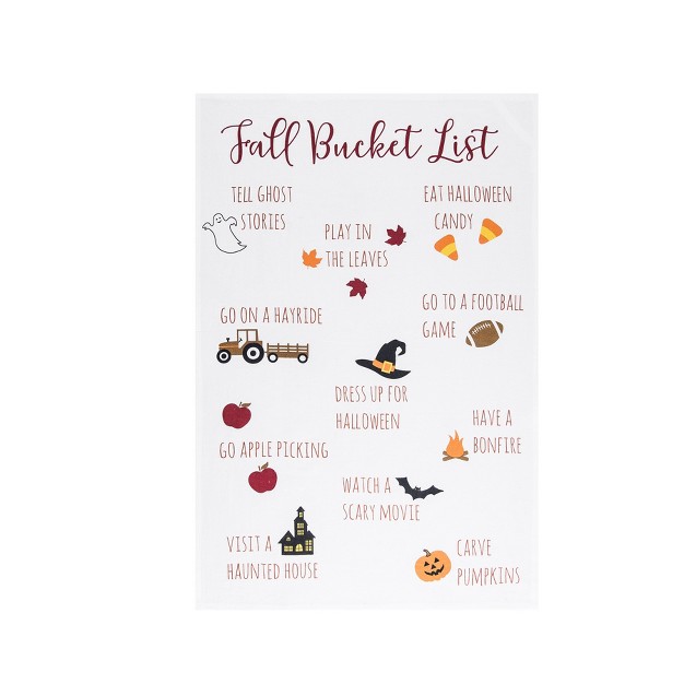 C amp f Home Fall Bucket List Towel