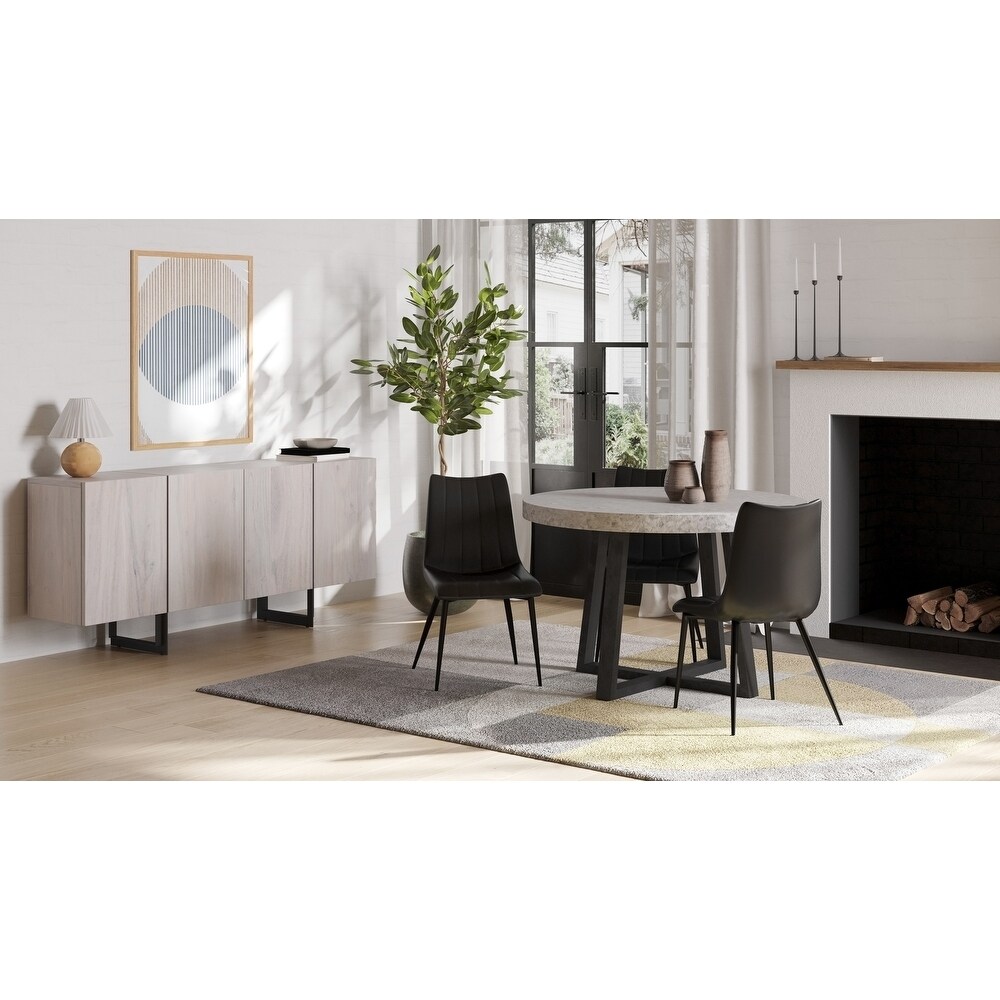 Aurelle Home Tinett Large Modern Farmhouse Storage Sideboard