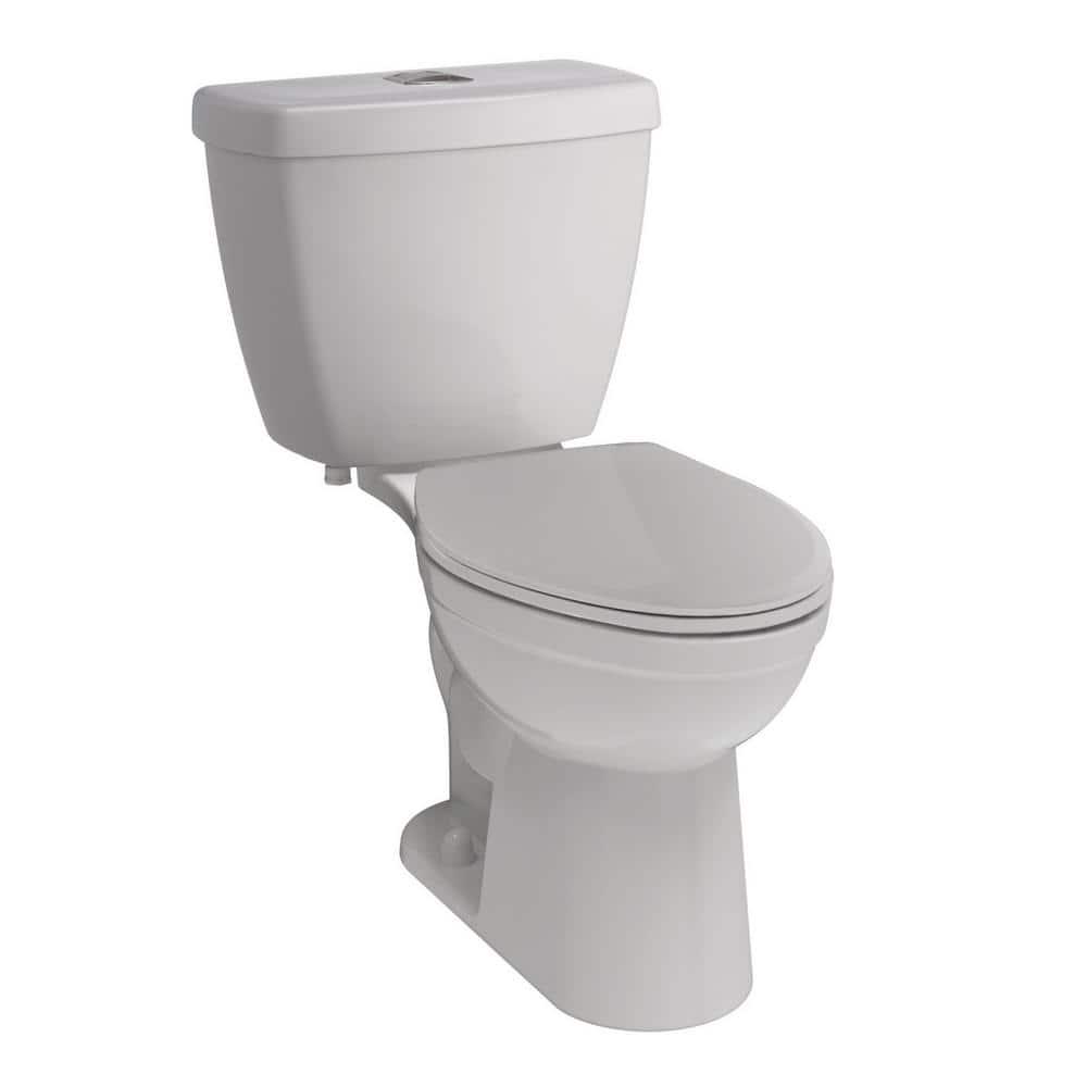 Delta Foundations 2piece 11 GPF16 GPF Dual Flush Elongated Toilet in White Seat Included