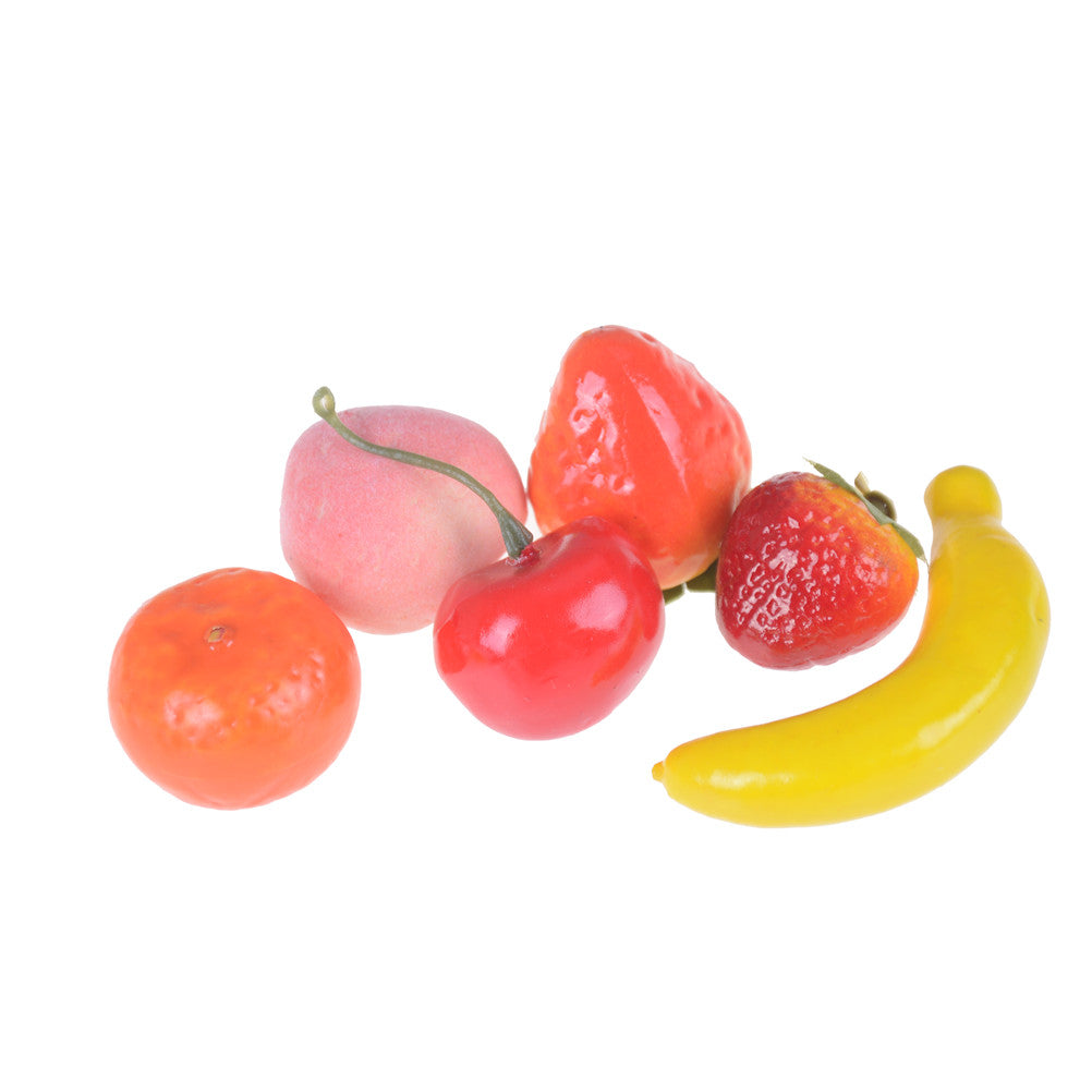 10pcs Mini simulation Fruits Vegetables Kitchen Toys Kid Pretend Play toys