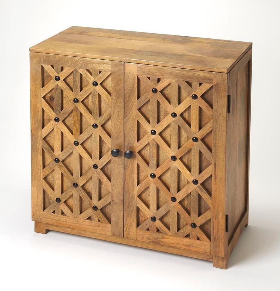 Butler Corona Mango Wood Console Cabinet   Transitional   Accent Chests And Cabinets   by GwG Outlet  Houzz