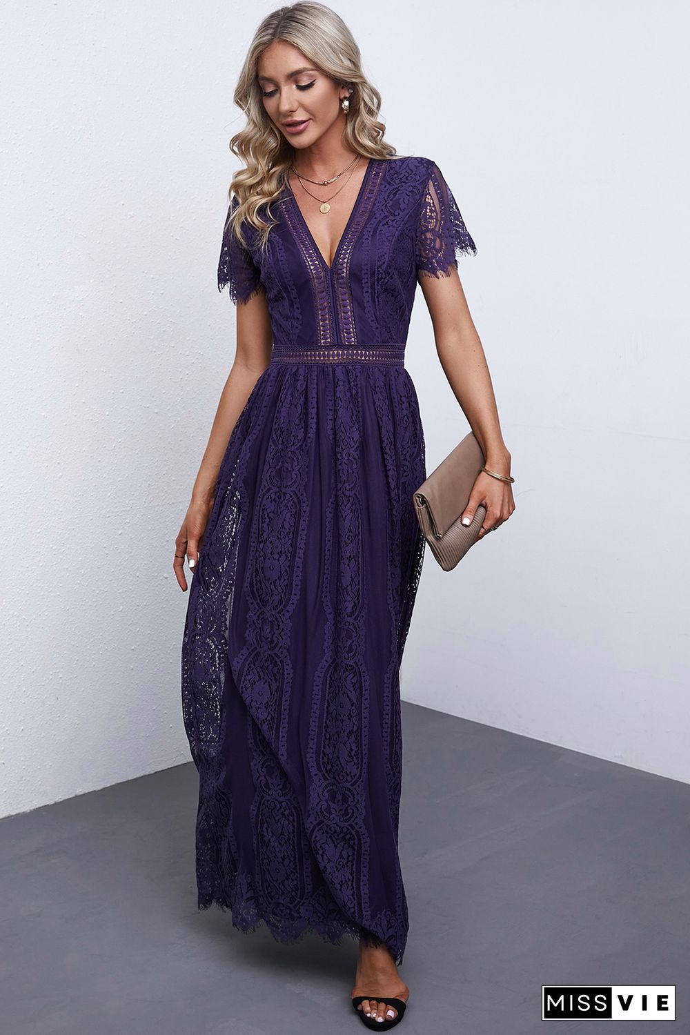 Fill Your Heart Lace Maxi Dress