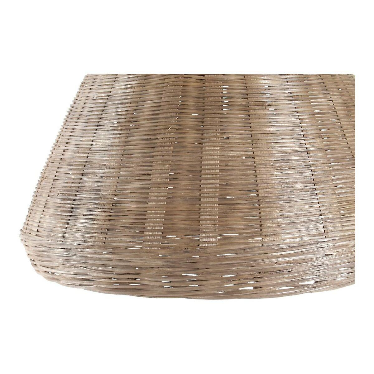 Ceiling light dkd home decor metal wicker (50 x 50 x 45 cm)