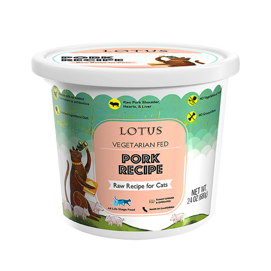 Lotus Raw Frozen Cat Food Pork