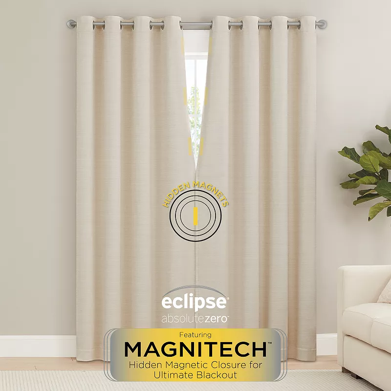 eclipse Magnitech Blackout Draftstopper Jantar 2-pack Window Curtain Set