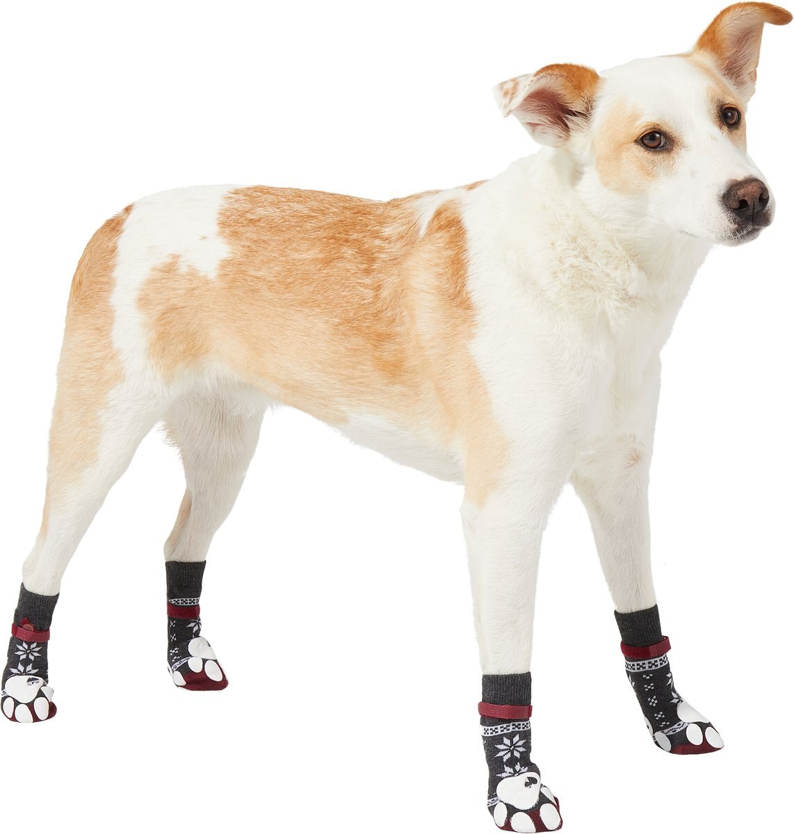 Frisco Non-Skid Non-Skid Fair Isle Dog Socks