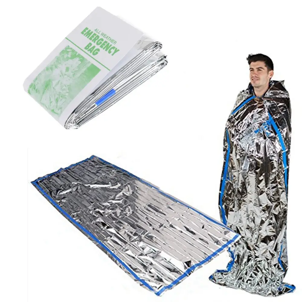 Waterproof Lightweight Emergency Mylar Sleeping Bag for Camping Hiking Outdoor Adventure Activities