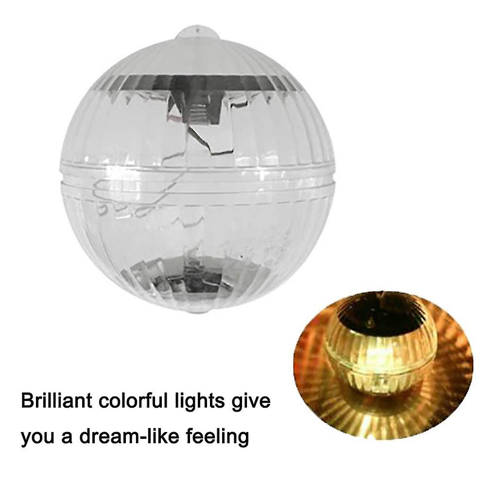 2 Pcs Floating Pool Lights Solar Battery Powered Flowers Inflatable Waterproof Glow Globe，outdoor Pool Ball Lamp Colourful Changing Led Night Light Pa