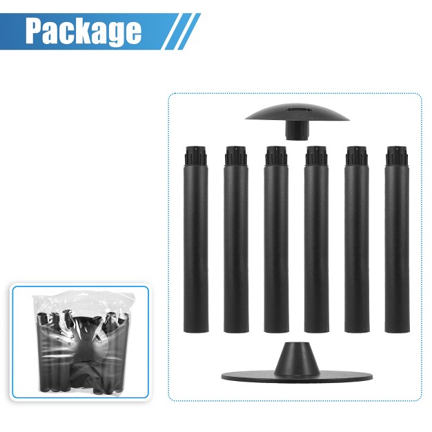 To 54 quot 6 stage Extension Abs Black 1pcs