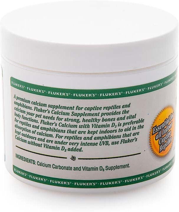 Fluker's Calcium with Vitamin D3 Indoor Reptile Supplement