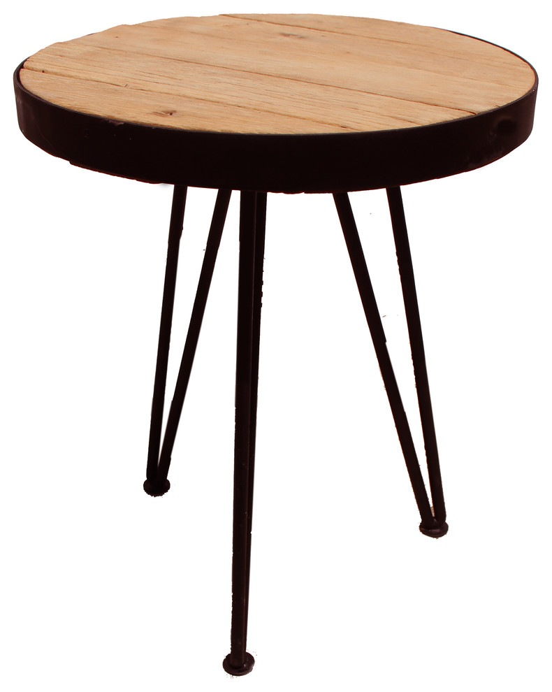 Bon Bon Natural Wood Stool   Contemporary   Side Tables And End Tables   by Asian Art Imports  Houzz