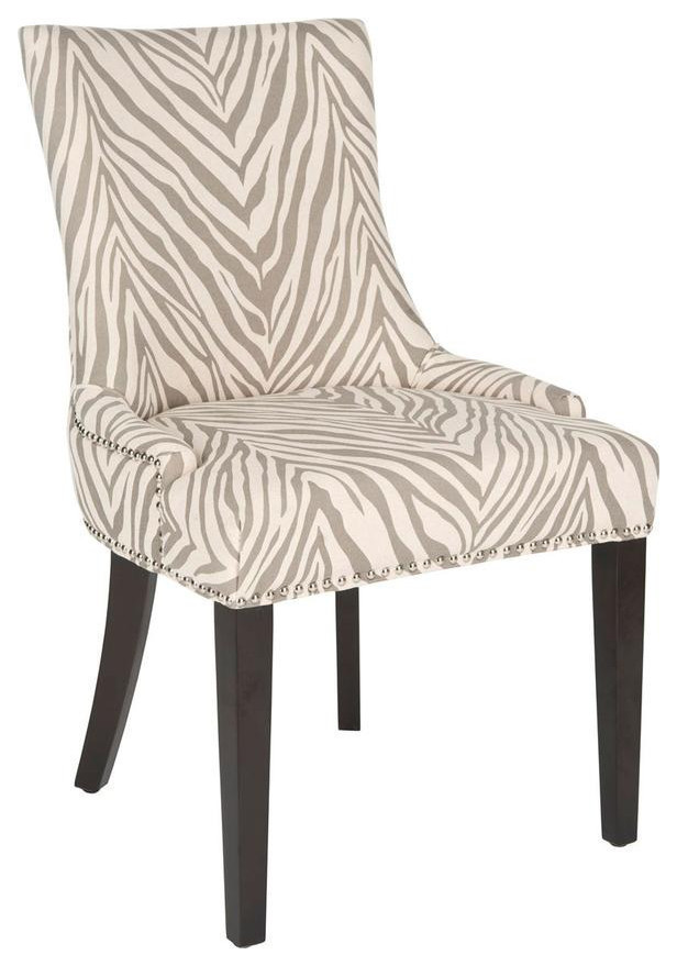 De De 19 quotDining Chair  Set of 2  Silver Nail Heads  Gray Zebra   Contemporary   Dining Chairs   by Rustic Home Furniture Deco  Houzz