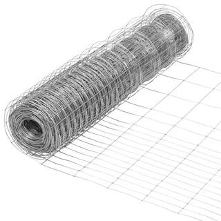 Everbilt 2.3 ft. x 50 ft. Galvanized Steel Garden Welded Wire Fence 308371EB