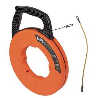 Klein Tools 240 ft. Steel Fish Tape and 13 in. Flexible Fish Tape Leader M2O41534KIT