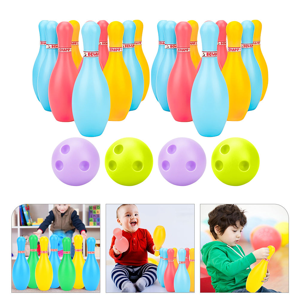 NUOLUX 2 Sets Kids Bowling Toys Toddler Toys Children Bowling Pin Bowling Ball for Boys Girls