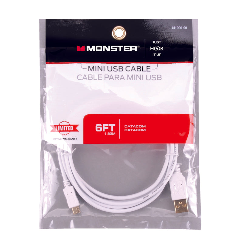 CABLE MINI USB 2.0 6'