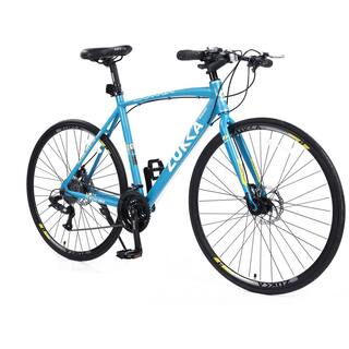 28 in. Brake Bicycle For Men Women's City Bicycle Light Blue HP-24.5-LB