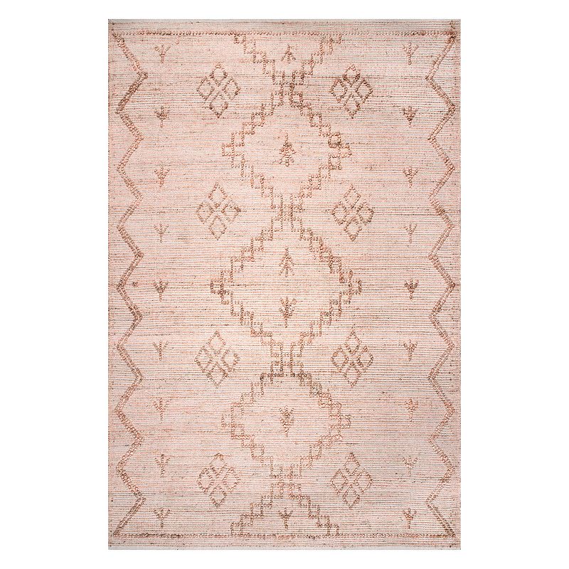 nuLOOM Julianne Handmade High-Low Jute Moroccan Area Rug