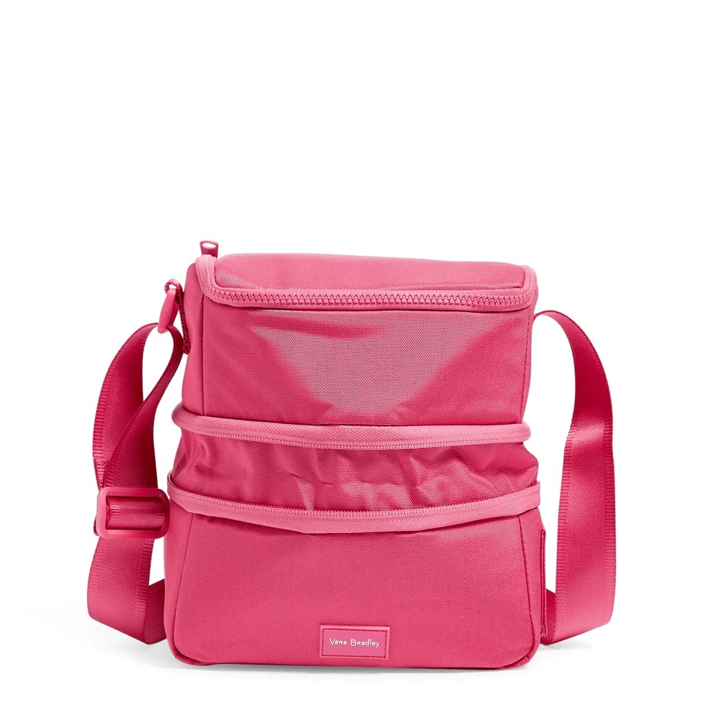 Vera Bradley  Expandable Lunch Cooler in Reactive Raspberry Sorbet