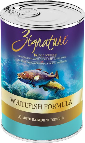 Zignature Whitefish Limited Ingredient Formula Canned Dog Food