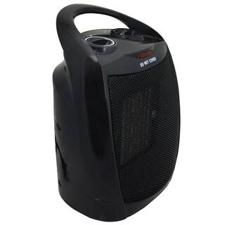 1500-Watt 2-Settings Electric Portable Ceramic Heater with Adjustable Thermostat 985100347M