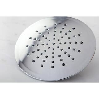 Kingston Brass 1-Spray 7 in. Single Wall Mount Fixed Rain Shower Head in Polished Chrome HKX671