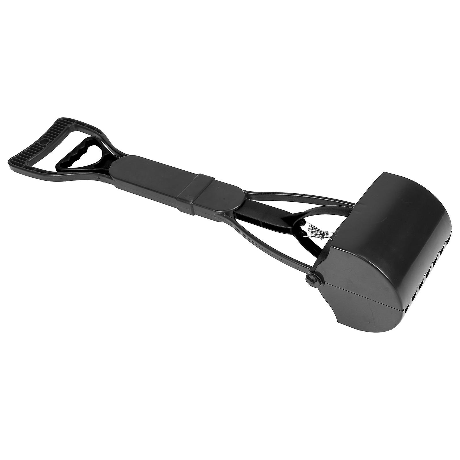 Pet Pooper Long Handle Jaw Poop Scoop Clean Pick Up Dog Cat Waste Picker Cleaning Toolblack