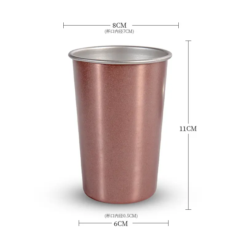 Outdoor 20oz Stainless Steel 304 Coffee Cup 350ML Camping Drinking Mug For Hiking Travel Cups