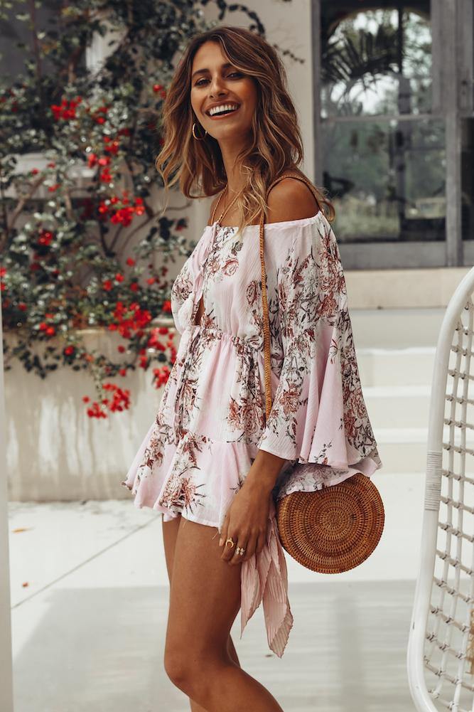 Lonely For You Only Romper Pink